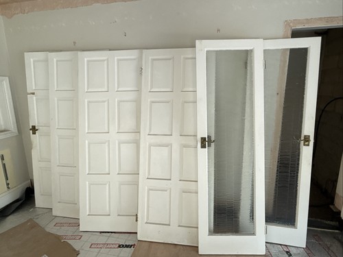 White solid doors - white,