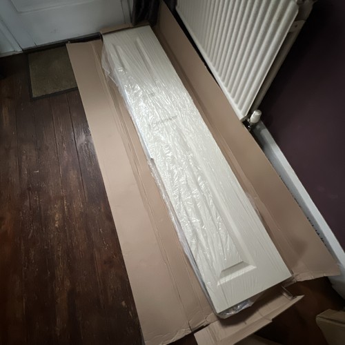 Branded white primed panel - branded,