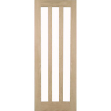 internal door glass oak aston