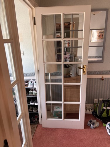 Internal wooden door with